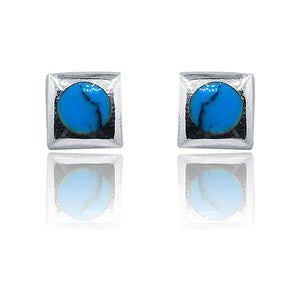 Akarshaa Turquoise Silver 925 Earring