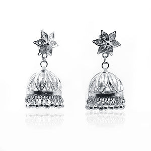 Hiral Silver 925 Jhumka Earrings