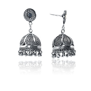 Noor Silver 925 Jhumka Earrings