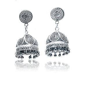 Noor Silver 925 Jhumka Earrings