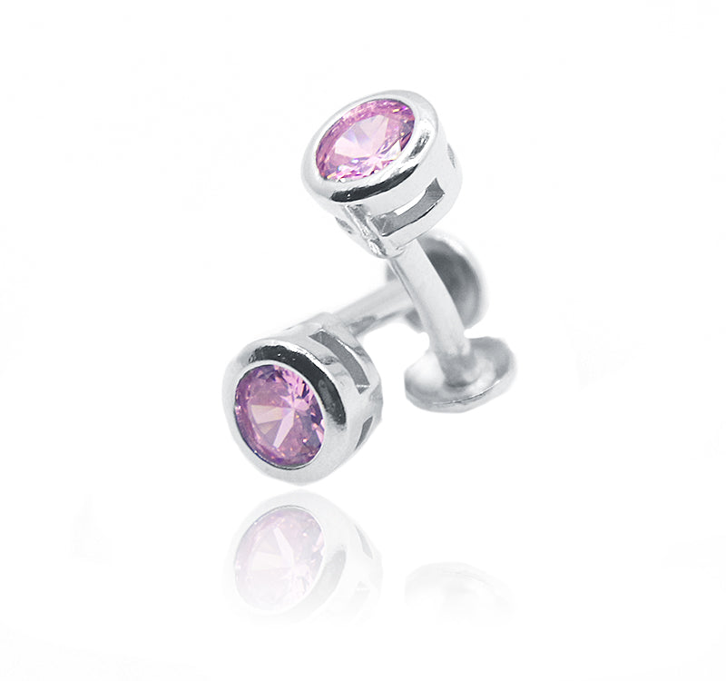 Lola Purple Silver 925 Studs