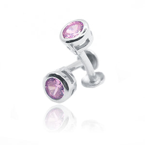 Lola Purple Silver 925 Studs