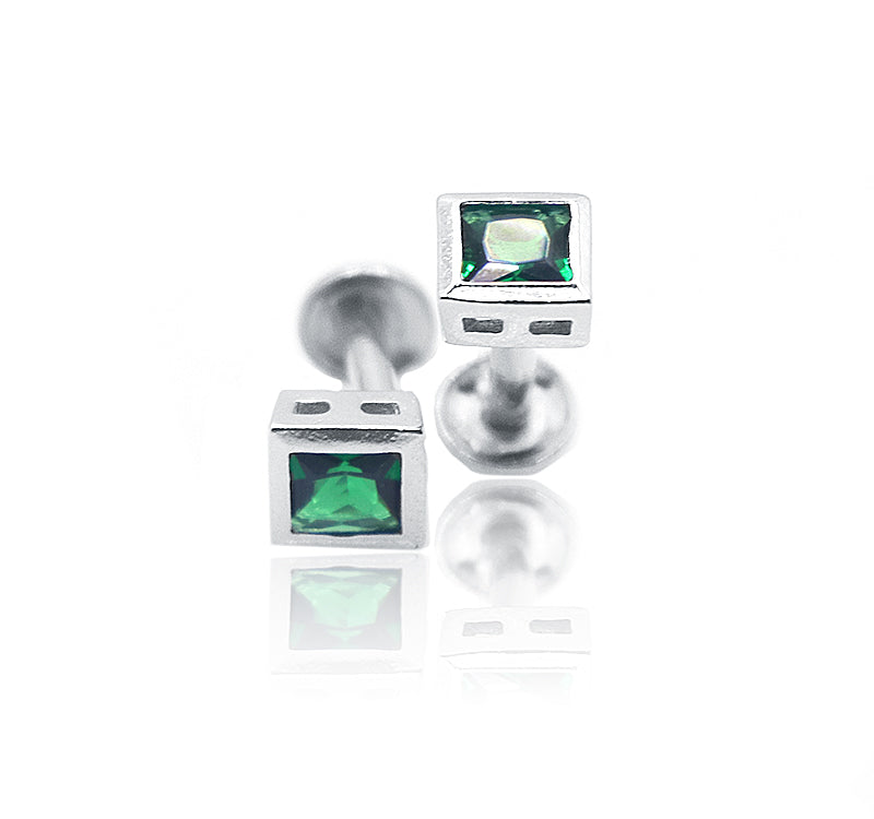 Vivian Green Silver 925 Studs