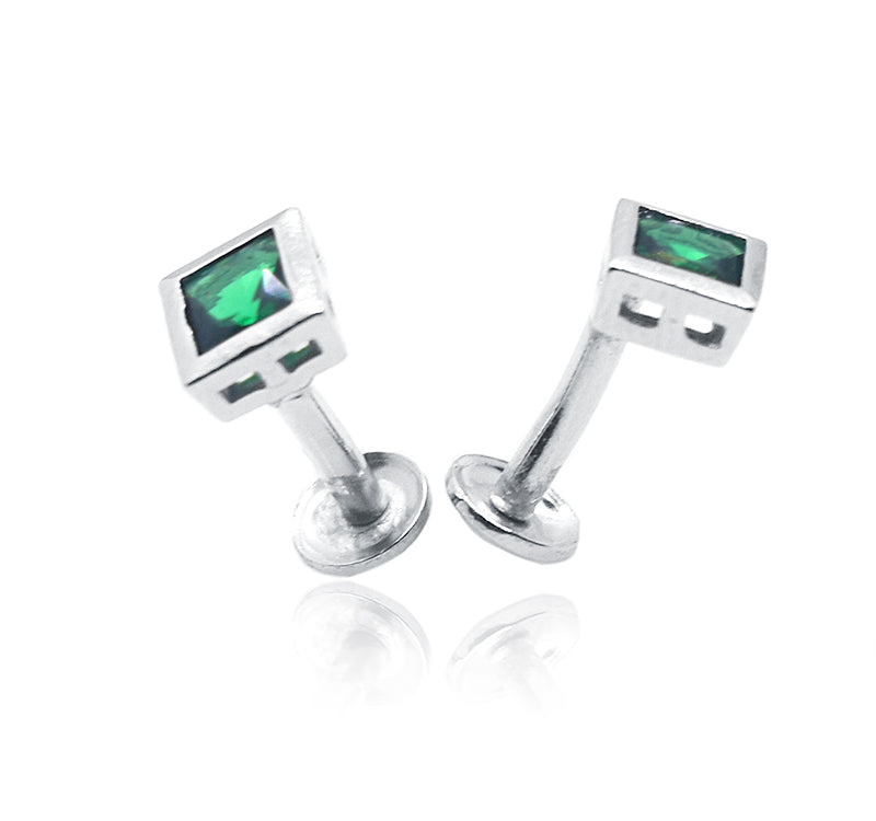 Vivian Green Silver 925 Studs