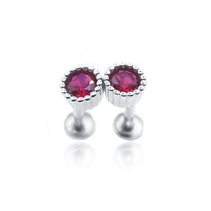 Serenity Pink Silver 925 Studs