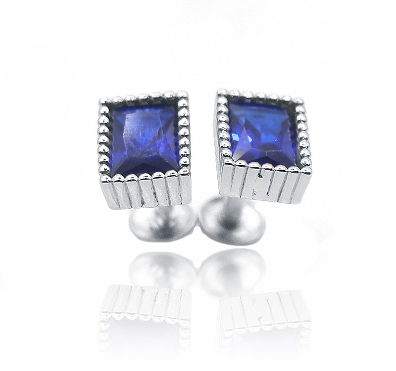 Kate Blue Silver 925 Studs