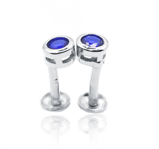 Natalie Blue Silver 925 Studs