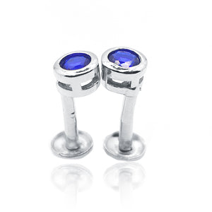 Natalie Blue Silver 925 Studs