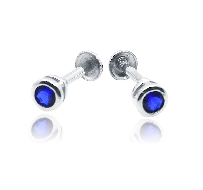 Natalie Blue Silver 925 Studs