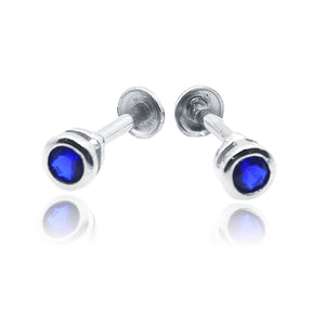 Natalie Blue Silver 925 Studs