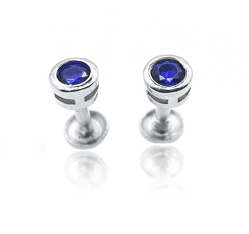 Natalie Blue Silver 925 Studs