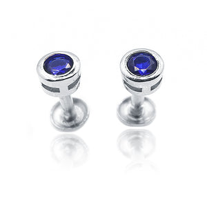 Natalie Blue Silver 925 Studs