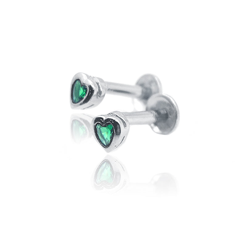 Myra Green Silver 925 Studs