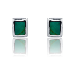 Himanshi Turquoise Green Silver 925 Studs