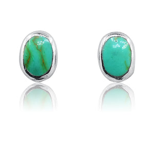 Aashna Turquoise Green Silver 925 Earring