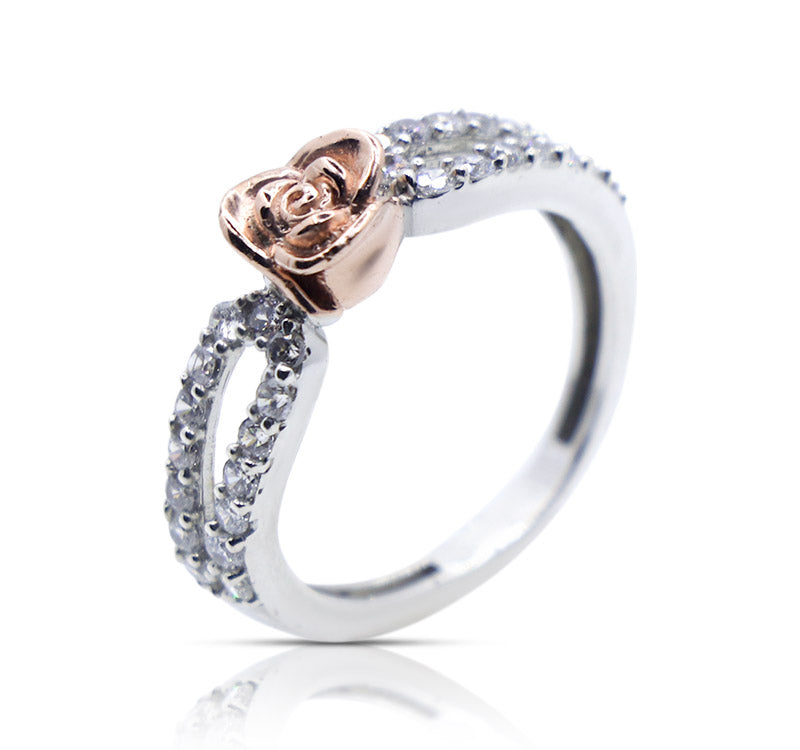 Pretty Rose Silver 925 Ring