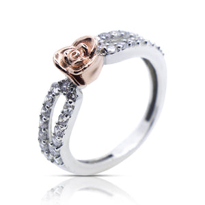 Pretty Rose Silver 925 Ring