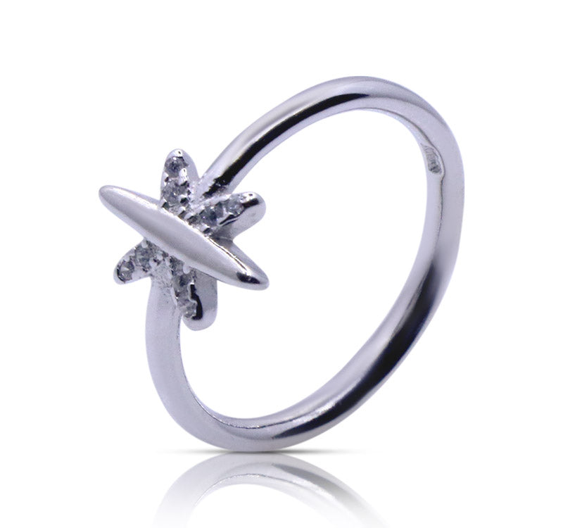 Unique Star Silver 925 Ring