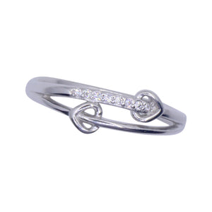 Lenora Hearts Silver 925 Ring