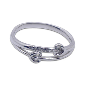 Lenora Hearts Silver 925 Ring