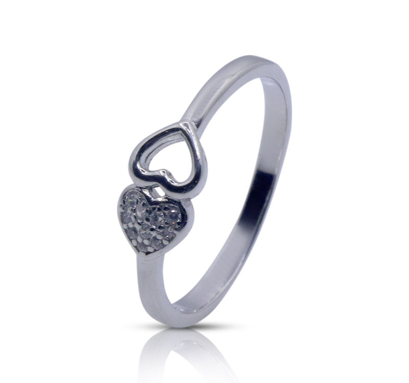 Ginny Hearts Silver 925 Ring