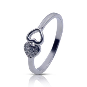 Ginny Hearts Silver 925 Ring