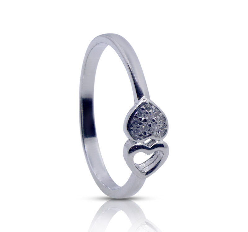 Ginny Hearts Silver 925 Ring