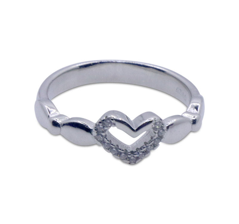 Posie Heart Silver 925 Ring