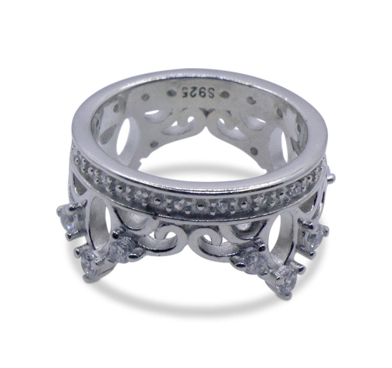 Crown Jewel Silver 925 Ring