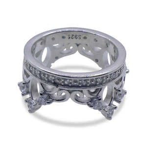 Crown Jewel Silver 925 Ring