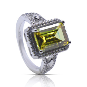 Sylvia Yellow Silver 925 Ring