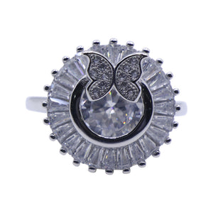 White Fleur Silver 925 Ring