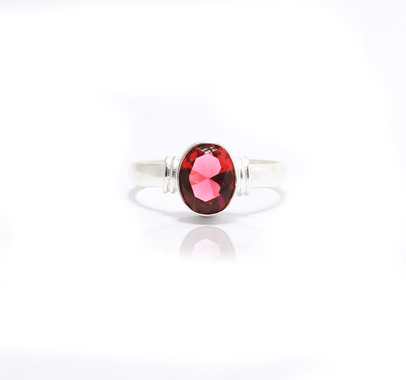 Viaan Ruby Silver 925 Ring