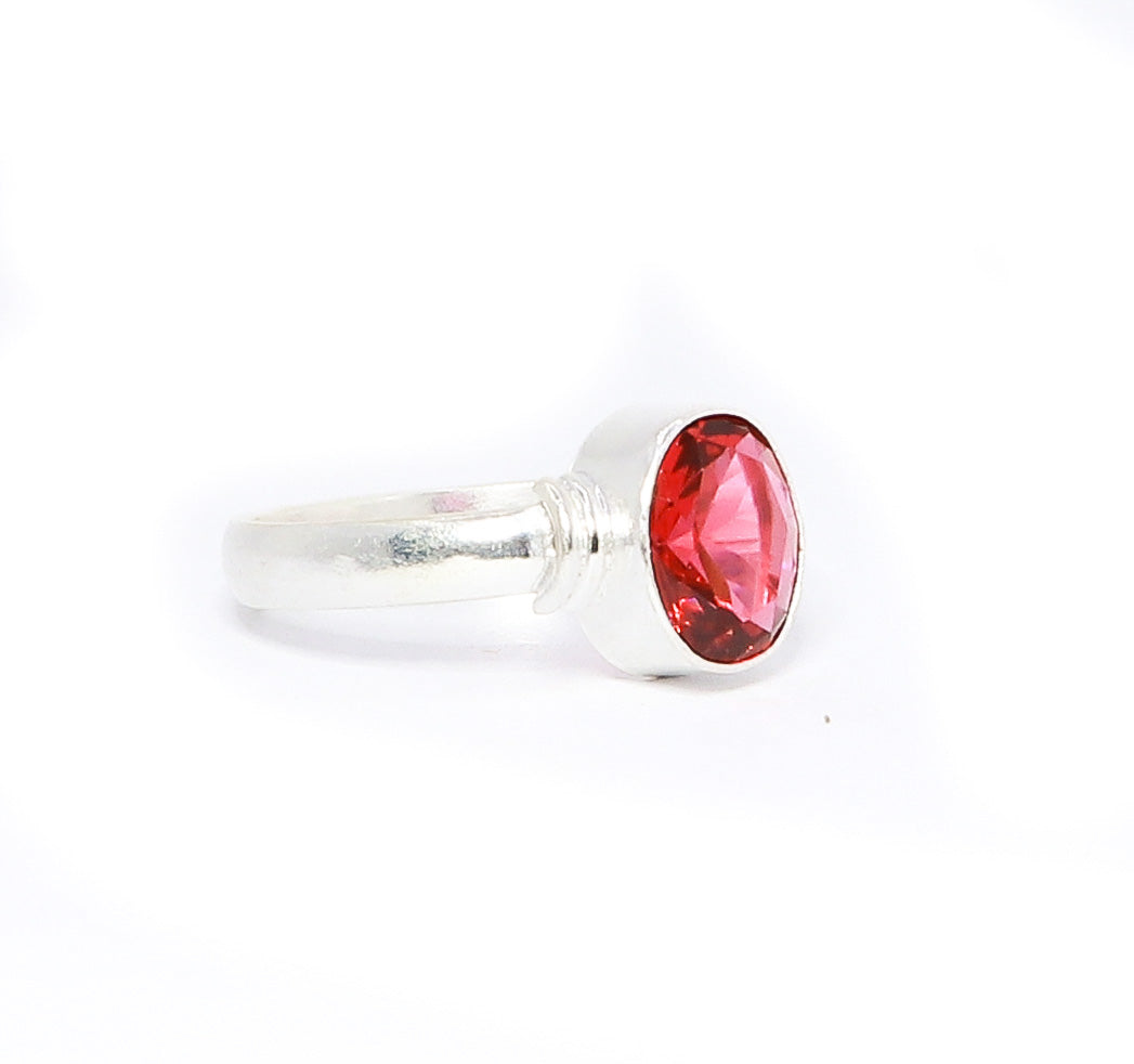 Viaan Ruby Silver 925 Ring