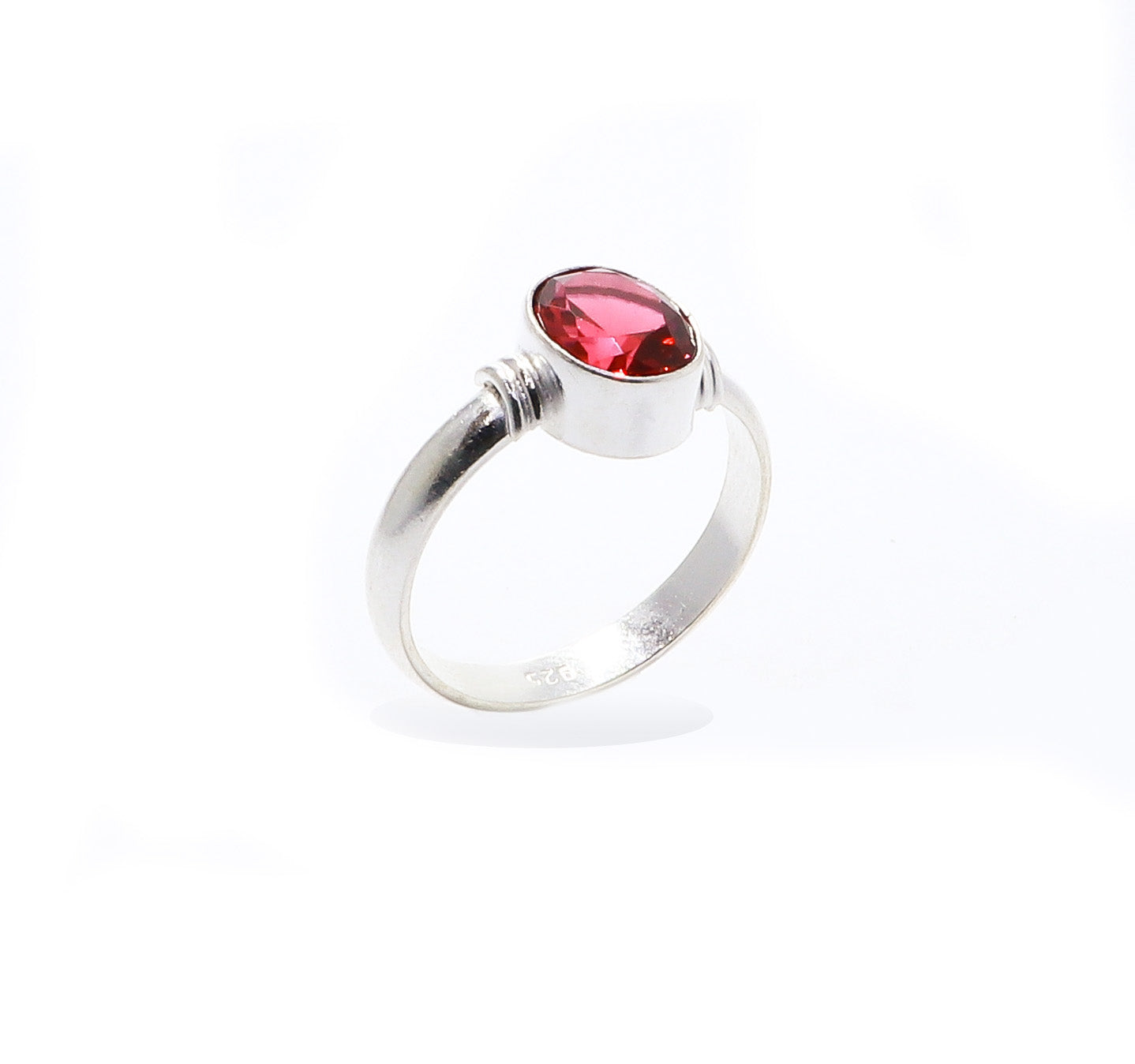 Viaan Ruby Silver 925 Ring