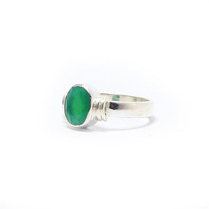 Ashwath Emerald Silver 925 Ring