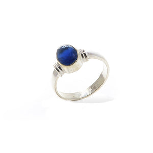 Parth Blue Sapphire Silver 925 Ring