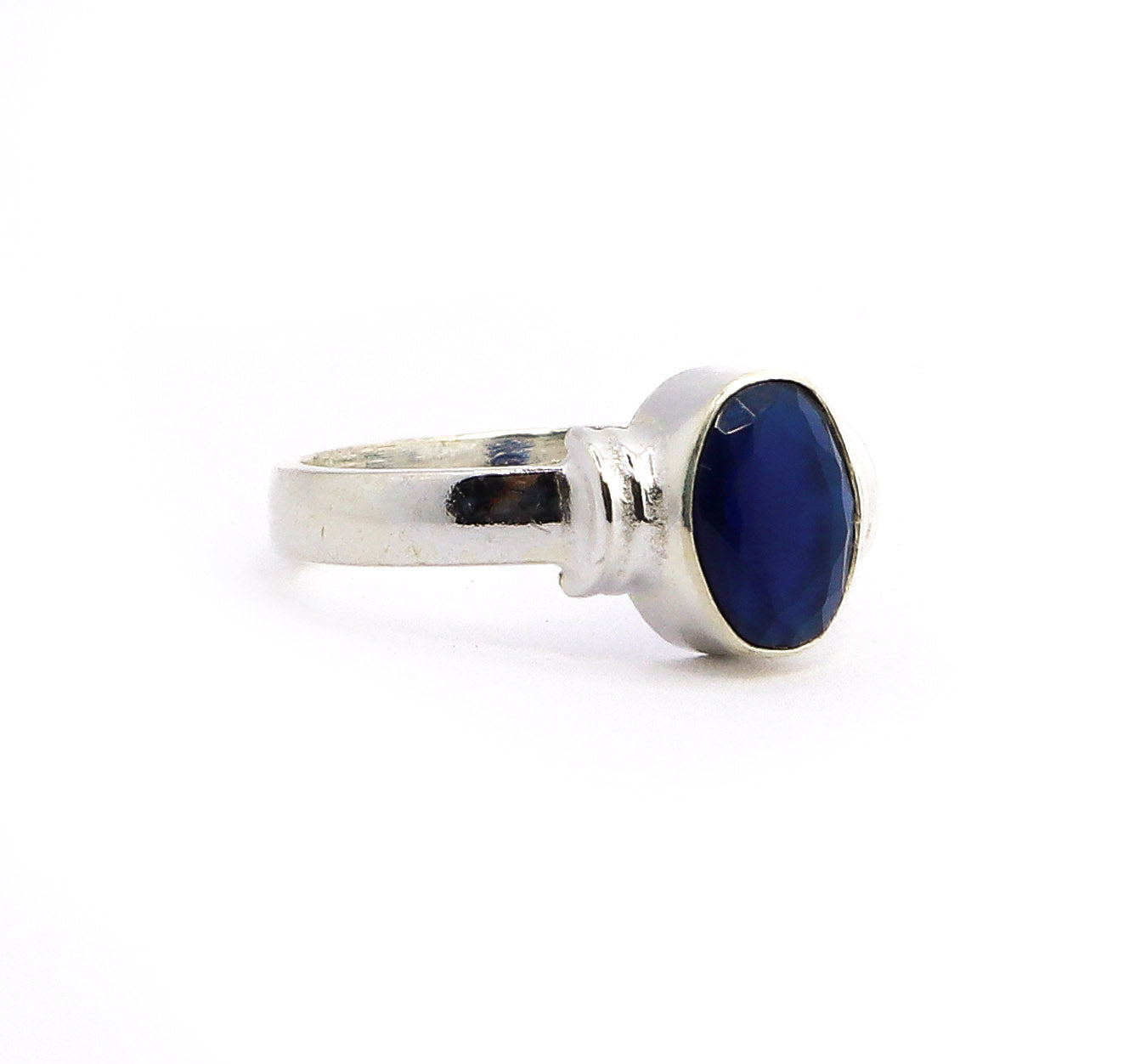 Parth Blue Sapphire Silver 925 Ring