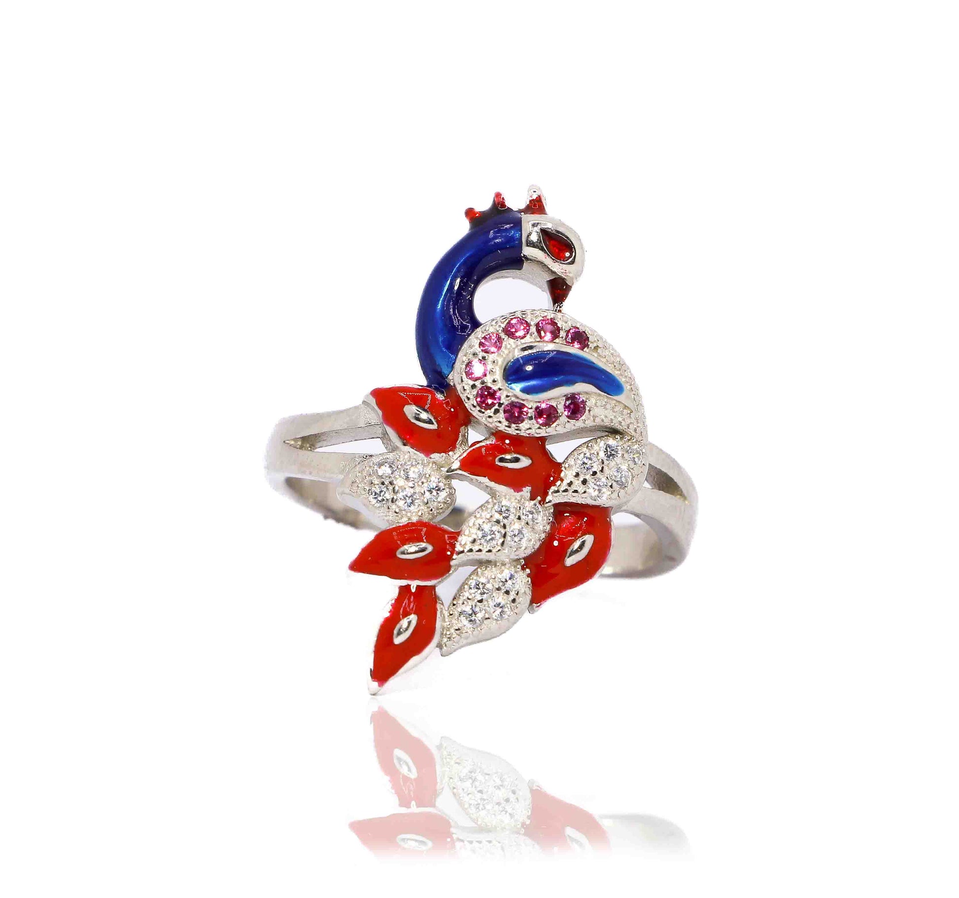 Stevie Peacock Silver 925 Ring