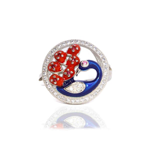 Maurice Peacock Silver 925 Ring