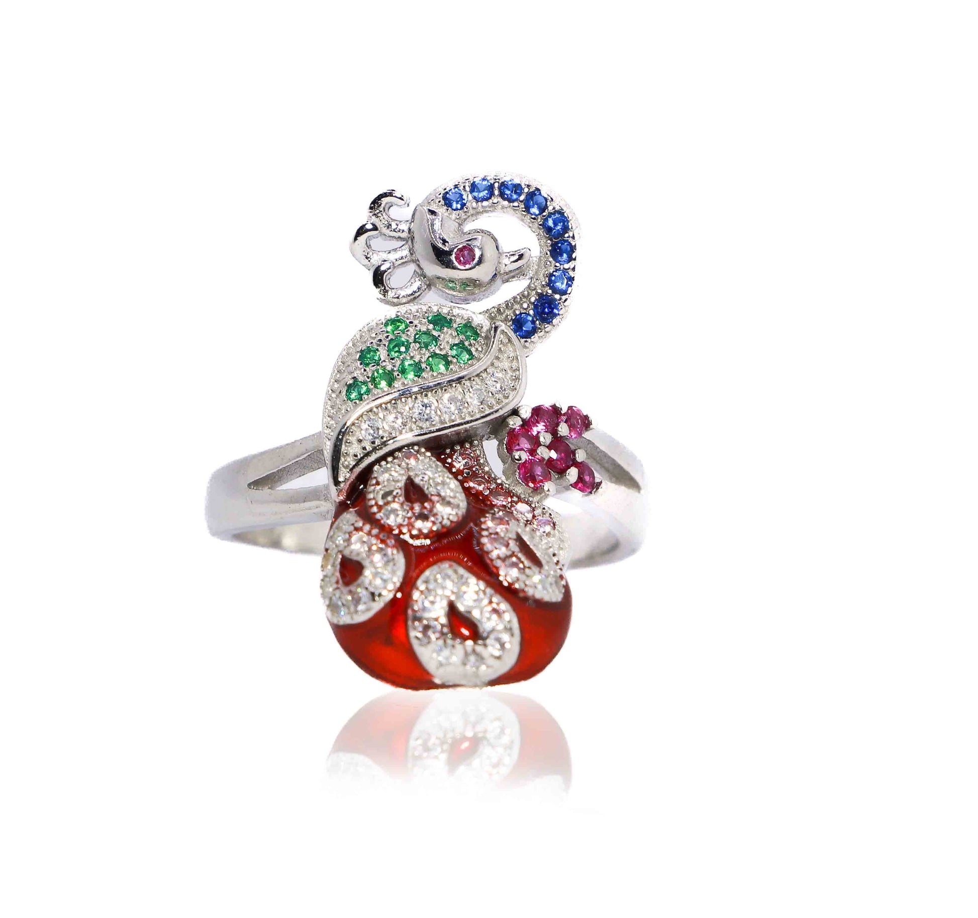 Colorful Pihu Silver 925 Ring