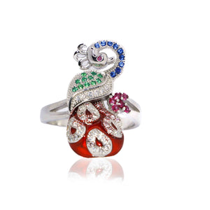 Colorful Pihu Silver 925 Ring