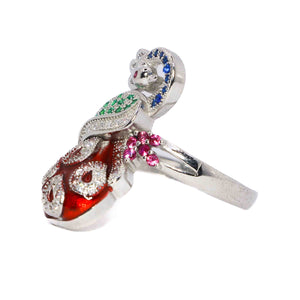 Colorful Pihu Silver 925 Ring