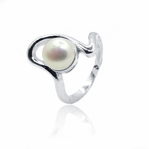 Dhruvika Pearl Silver 925 Ring