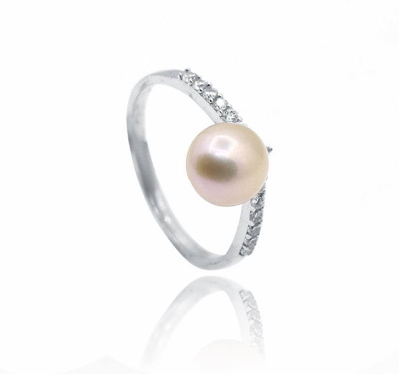 Shreyanvi Pearl Silver 925 Ring