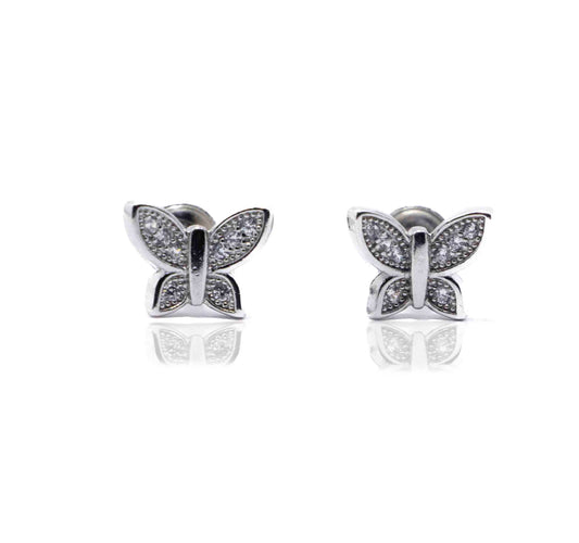 Butterflies Silver 925 Studs