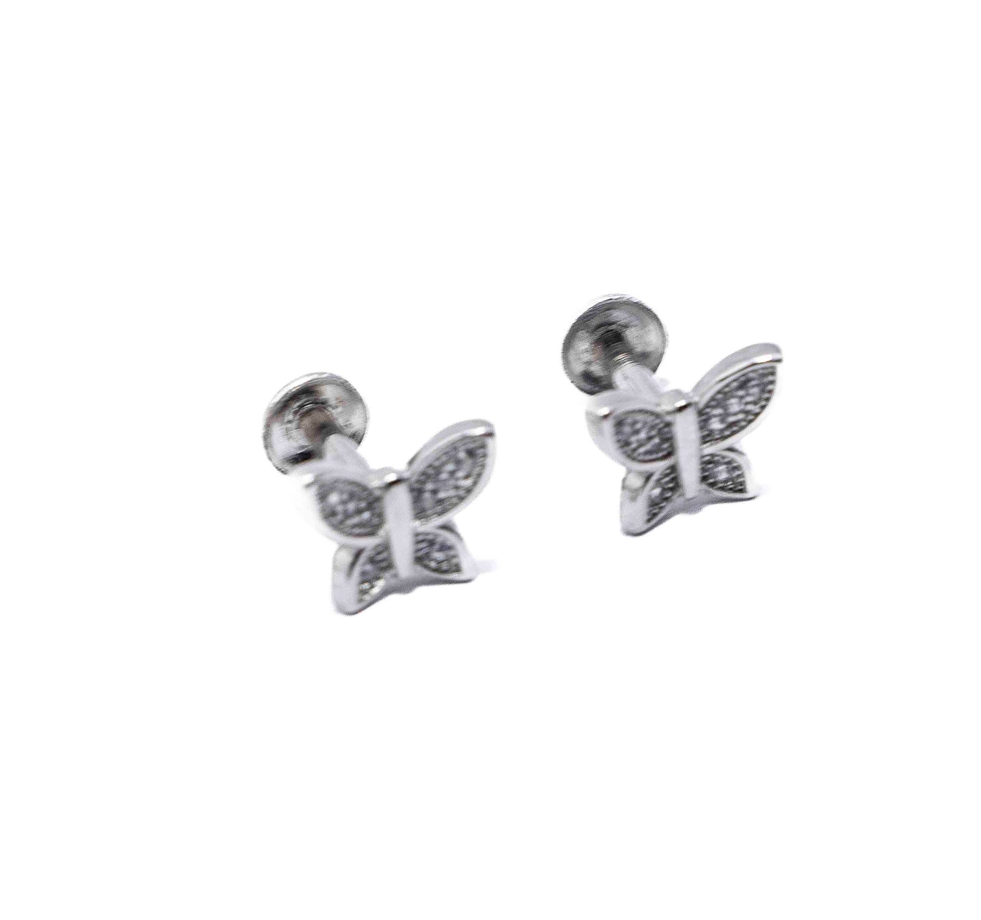 Butterflies Silver 925 Studs