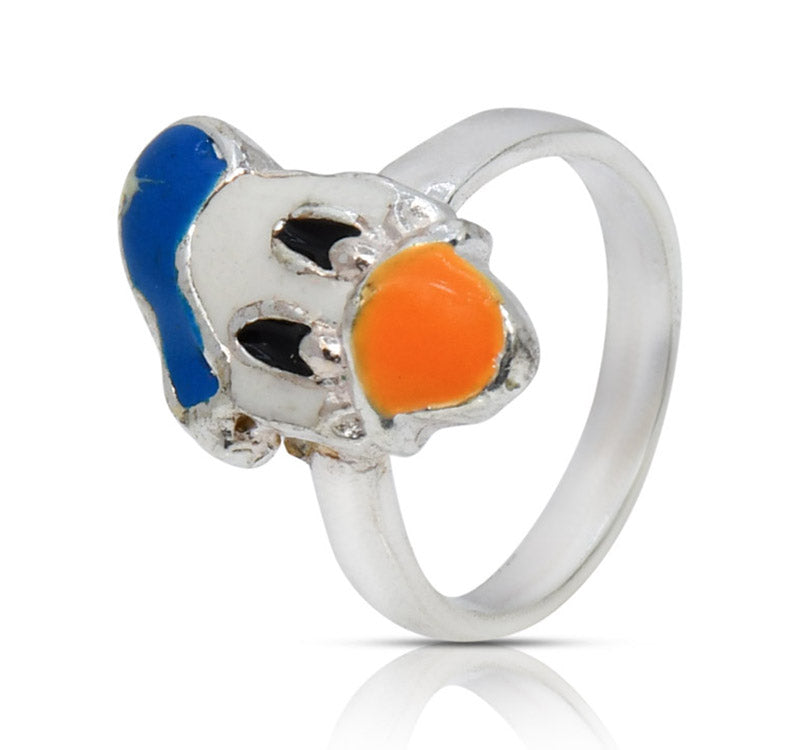 Baby Ring Silver Donald Duck Designe Kid