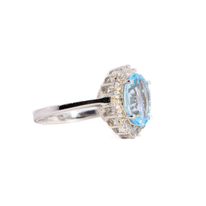 Blue Lagoon Silver 925 Ring