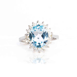 Blue Lagoon Silver 925 Ring